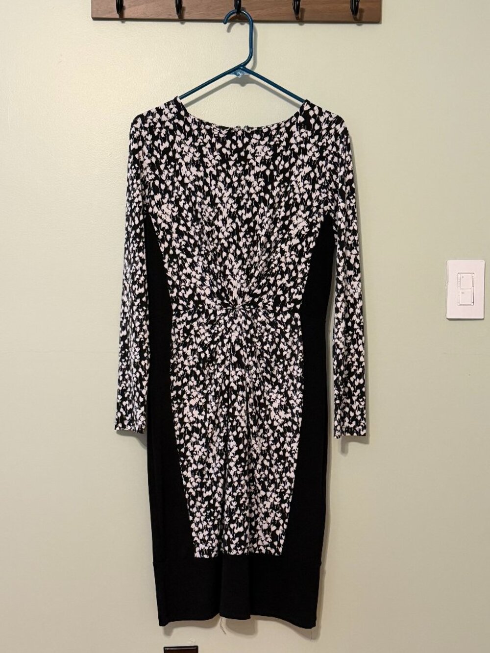 Brooks Brothers long sleeve knit sheath dress